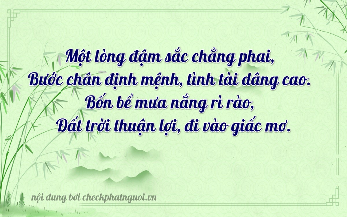 Bài thơ ý nghĩa cho <b>biển số 34A-01341</b> tại website checkphatnguoi.vn