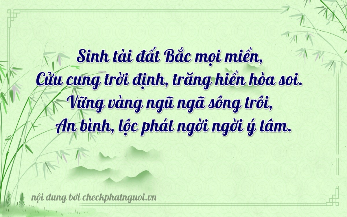 Bài thơ ý nghĩa cho <b>biển số 34A-09195</b> tại website checkphatnguoi.vn