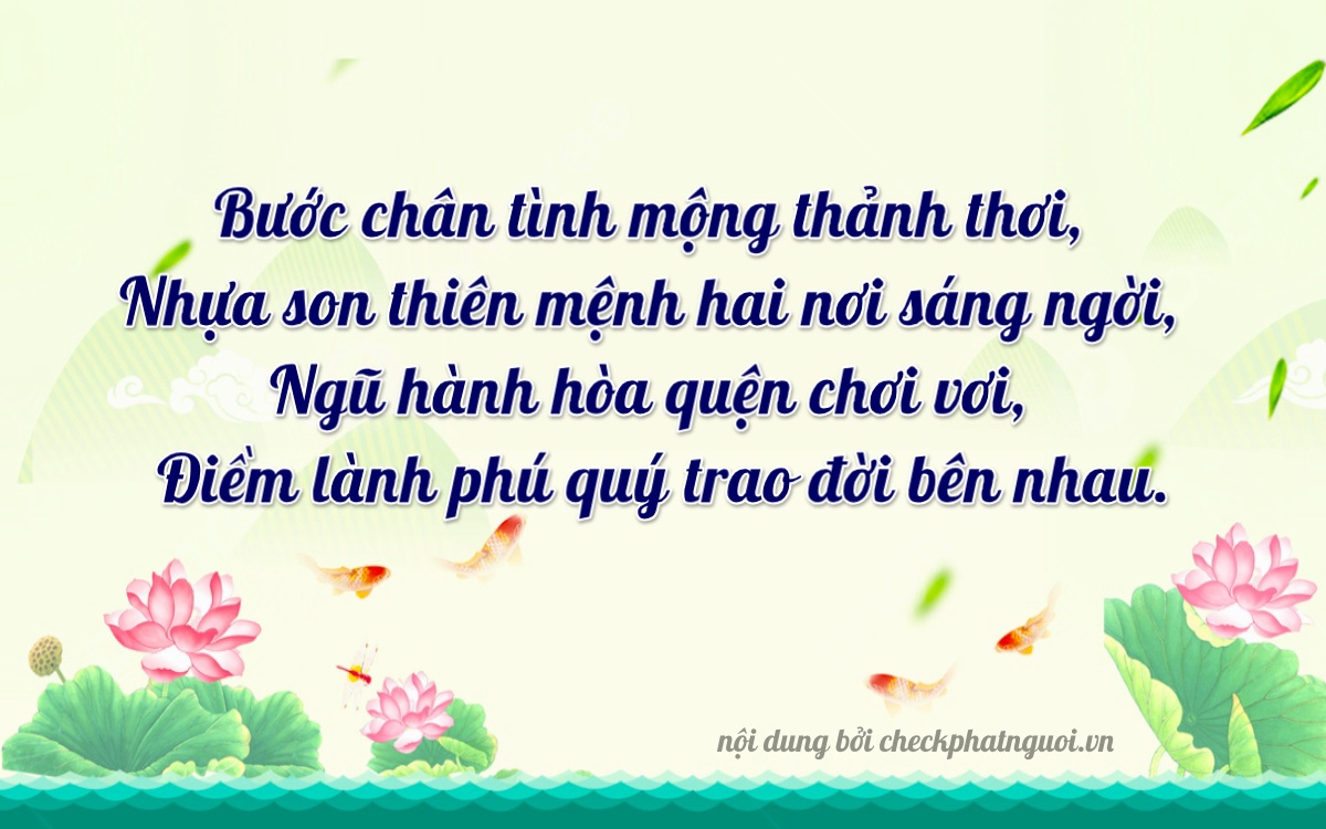 Bài thơ ý nghĩa cho <b>biển số 34A-16578</b> tại website checkphatnguoi.vn