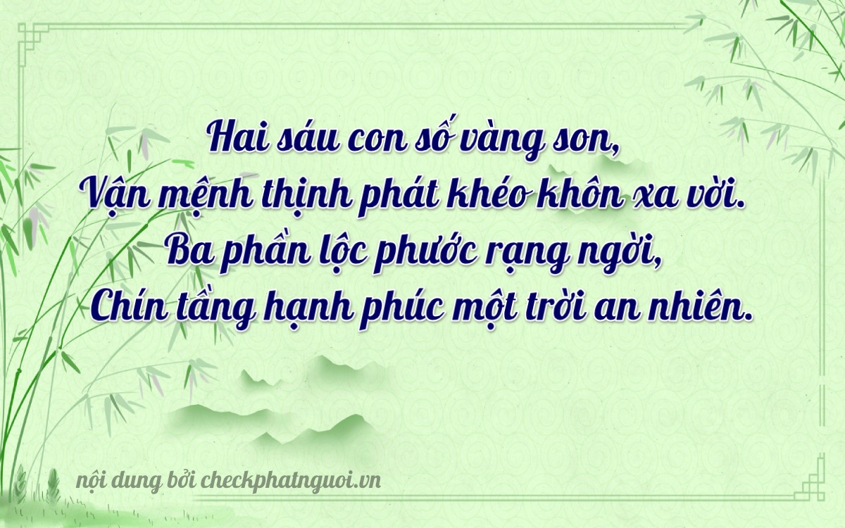 Bài thơ ý nghĩa cho <b>biển số 34A-26359</b> tại website checkphatnguoi.vn
