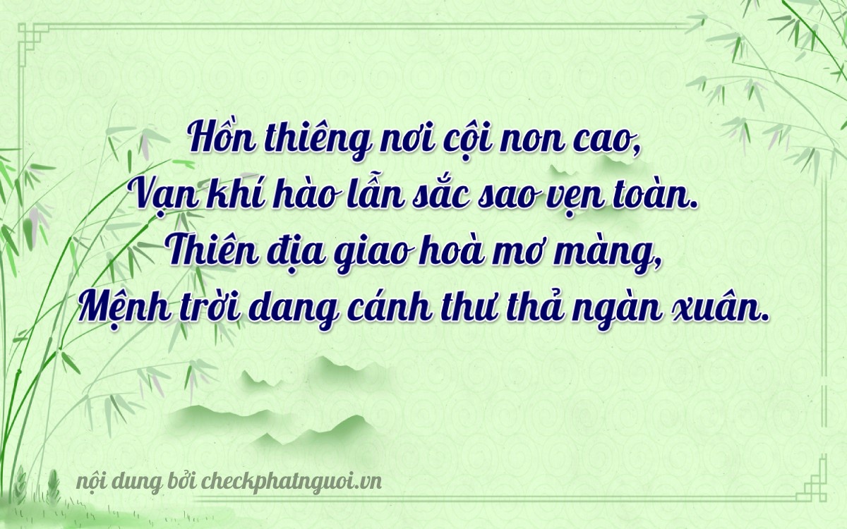 Bài thơ ý nghĩa cho <b>biển số 34A-39556</b> tại website checkphatnguoi.vn