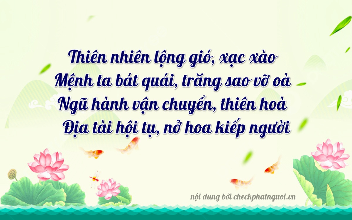 Bài thơ ý nghĩa cho <b>biển số 34A-53188</b> tại website checkphatnguoi.vn