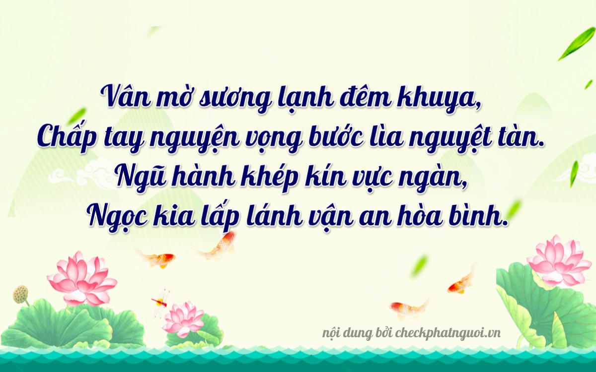 Bài thơ ý nghĩa cho <b>biển số 34A-53655</b> tại website checkphatnguoi.vn