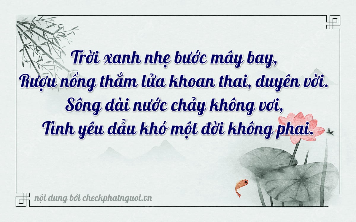 Bài thơ ý nghĩa cho <b>biển số 34A-59688</b> tại website checkphatnguoi.vn