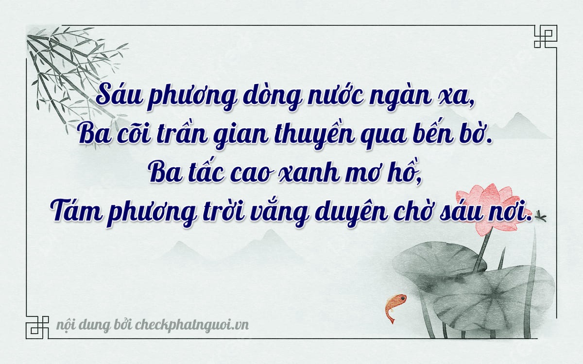 Bài thơ ý nghĩa cho <b>biển số 34A-63386</b> tại website checkphatnguoi.vn