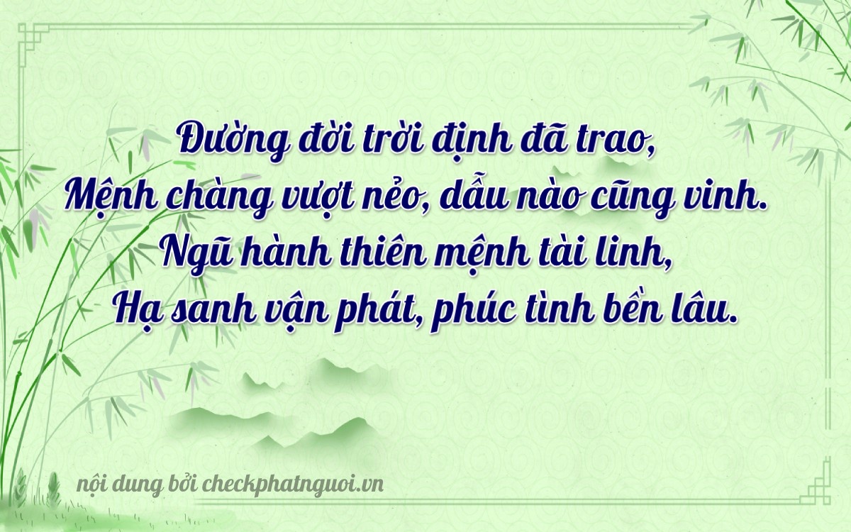 Bài thơ ý nghĩa cho <b>biển số 34A-66473</b> tại website checkphatnguoi.vn