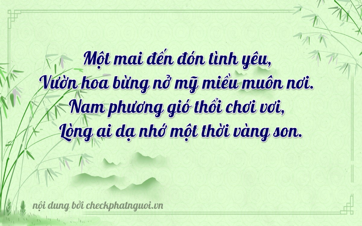 Bài thơ ý nghĩa cho <b>biển số 34A-71536</b> tại website checkphatnguoi.vn
