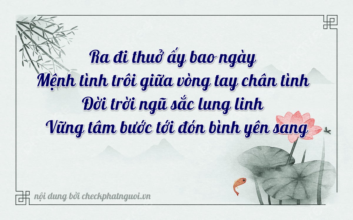 Bài thơ ý nghĩa cho <b>biển số 34A-74322</b> tại website checkphatnguoi.vn