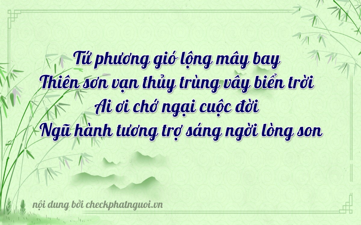 Bài thơ ý nghĩa cho <b>biển số 34A-78721</b> tại website checkphatnguoi.vn