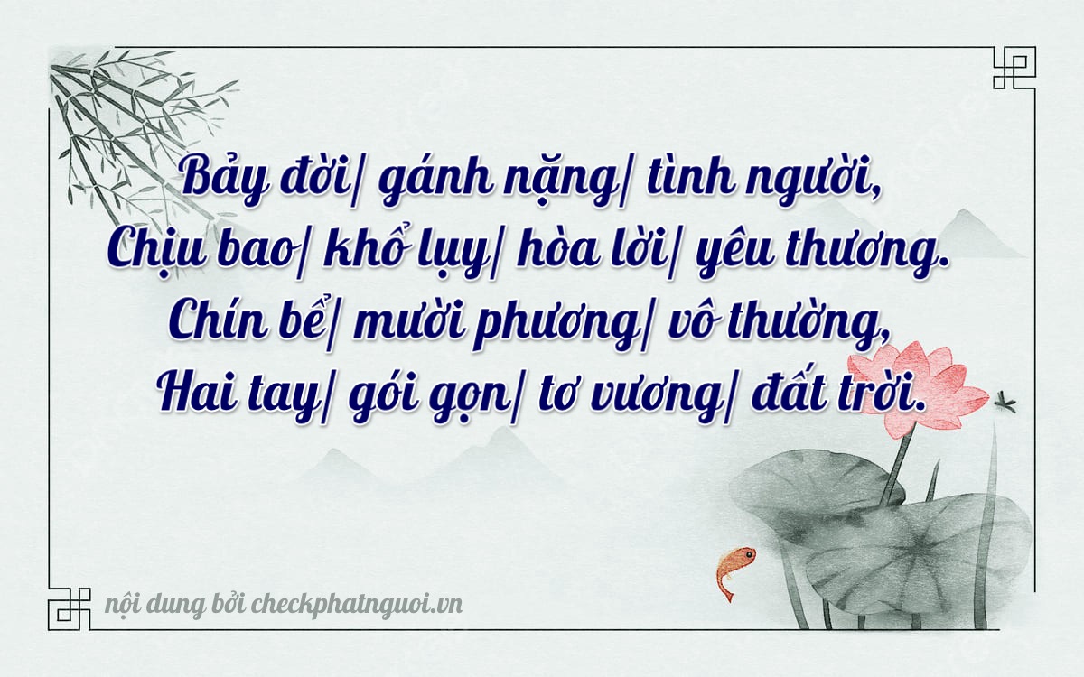 Bài thơ ý nghĩa cho <b>biển số 34A-79924</b> tại website checkphatnguoi.vn