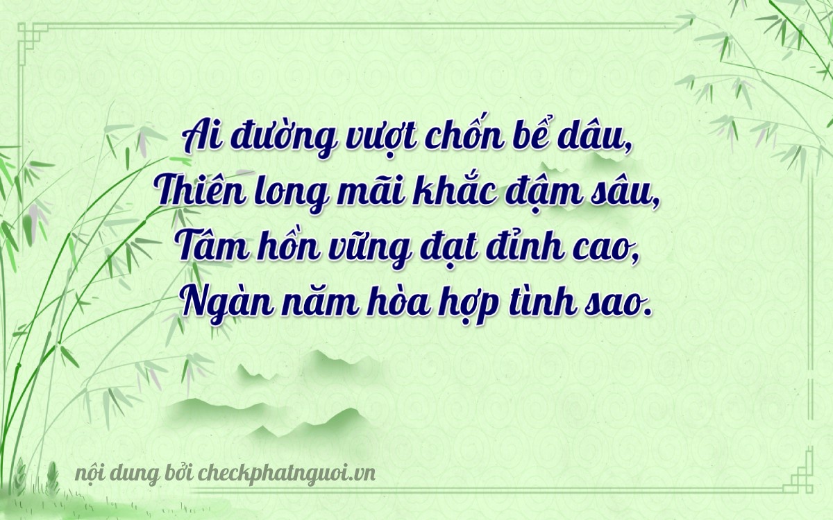 Bài thơ ý nghĩa cho <b>biển số 34A-80007</b> tại website checkphatnguoi.vn