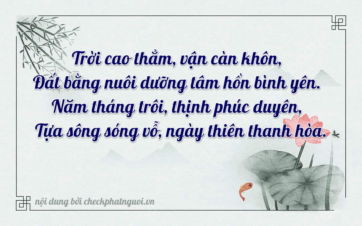 Bài thơ ý nghĩa cho <b>biển số 34A-80049</b> tại website checkphatnguoi.vn