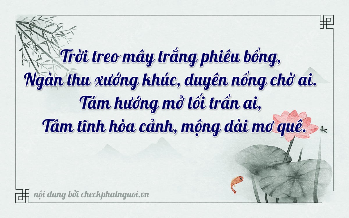 Bài thơ ý nghĩa cho <b>biển số 34A-82818</b> tại website checkphatnguoi.vn