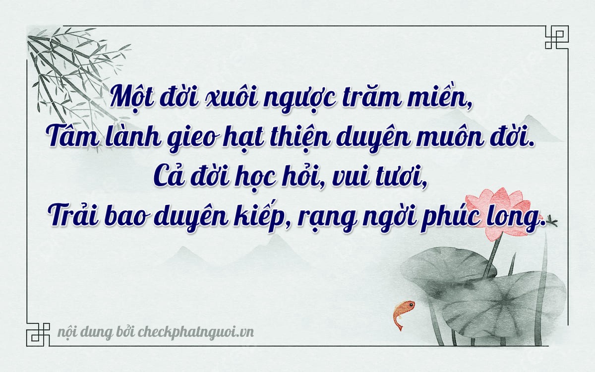 Bài thơ ý nghĩa cho <b>biển số 34A-84975</b> tại website checkphatnguoi.vn