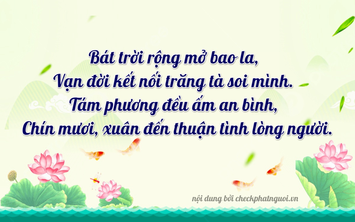 Bài thơ ý nghĩa cho <b>biển số 34A-87018</b> tại website checkphatnguoi.vn