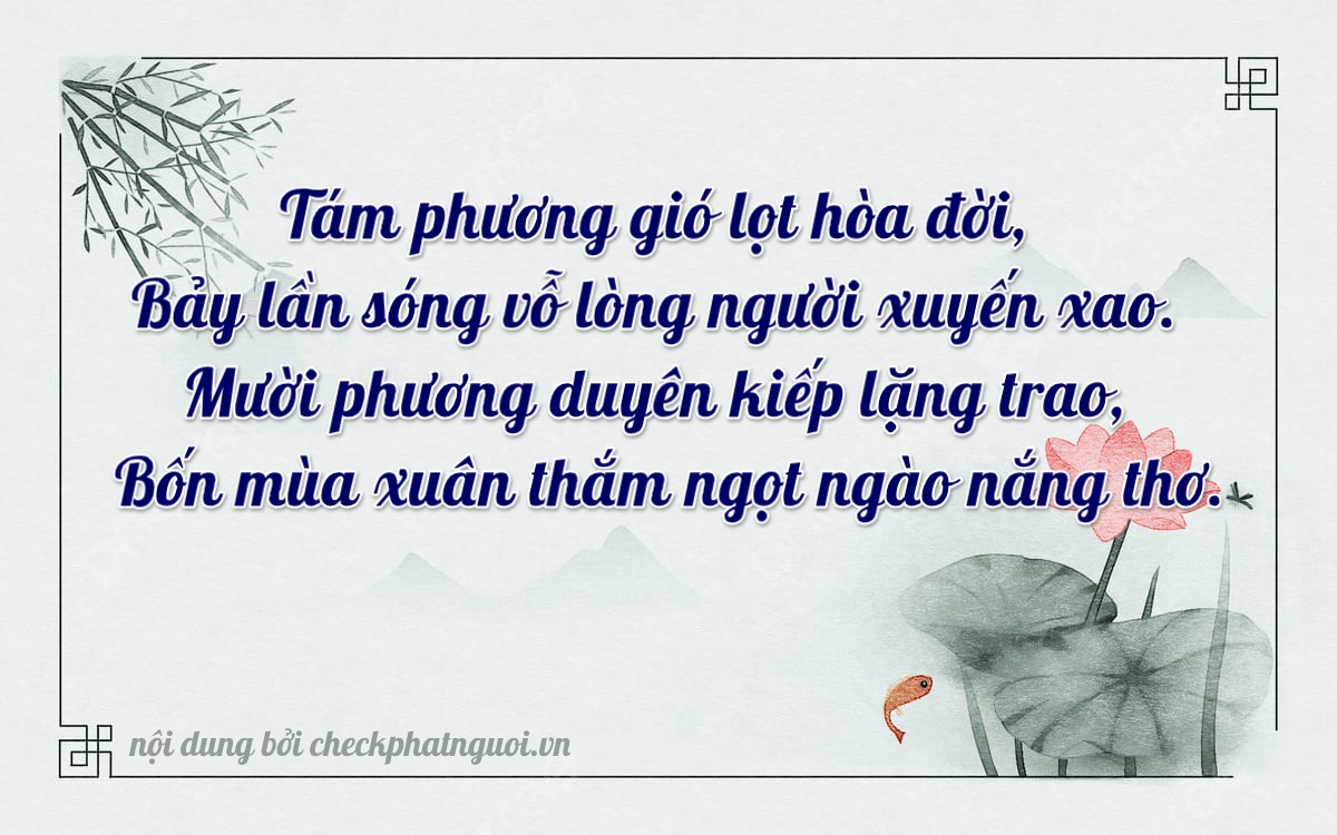 Bài thơ ý nghĩa cho <b>biển số 34A-87104</b> tại website checkphatnguoi.vn