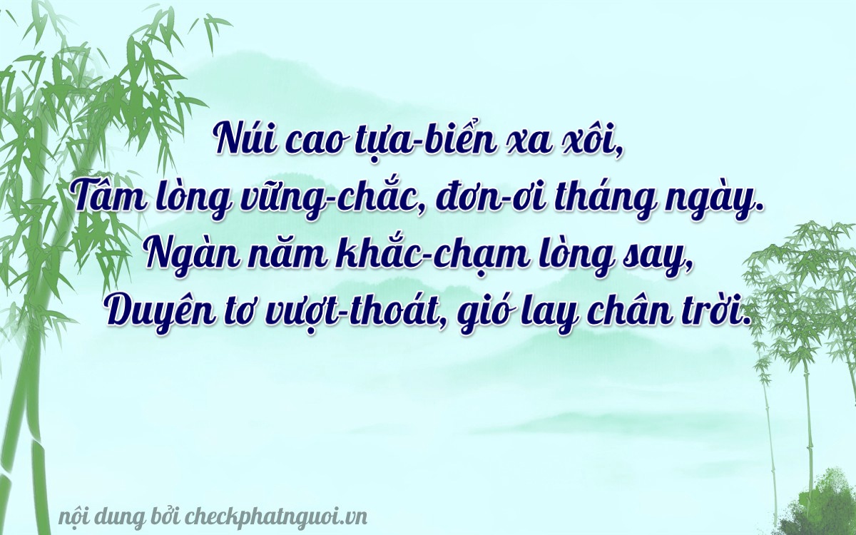 Bài thơ ý nghĩa cho <b>biển số 34A-88799</b> tại website checkphatnguoi.vn