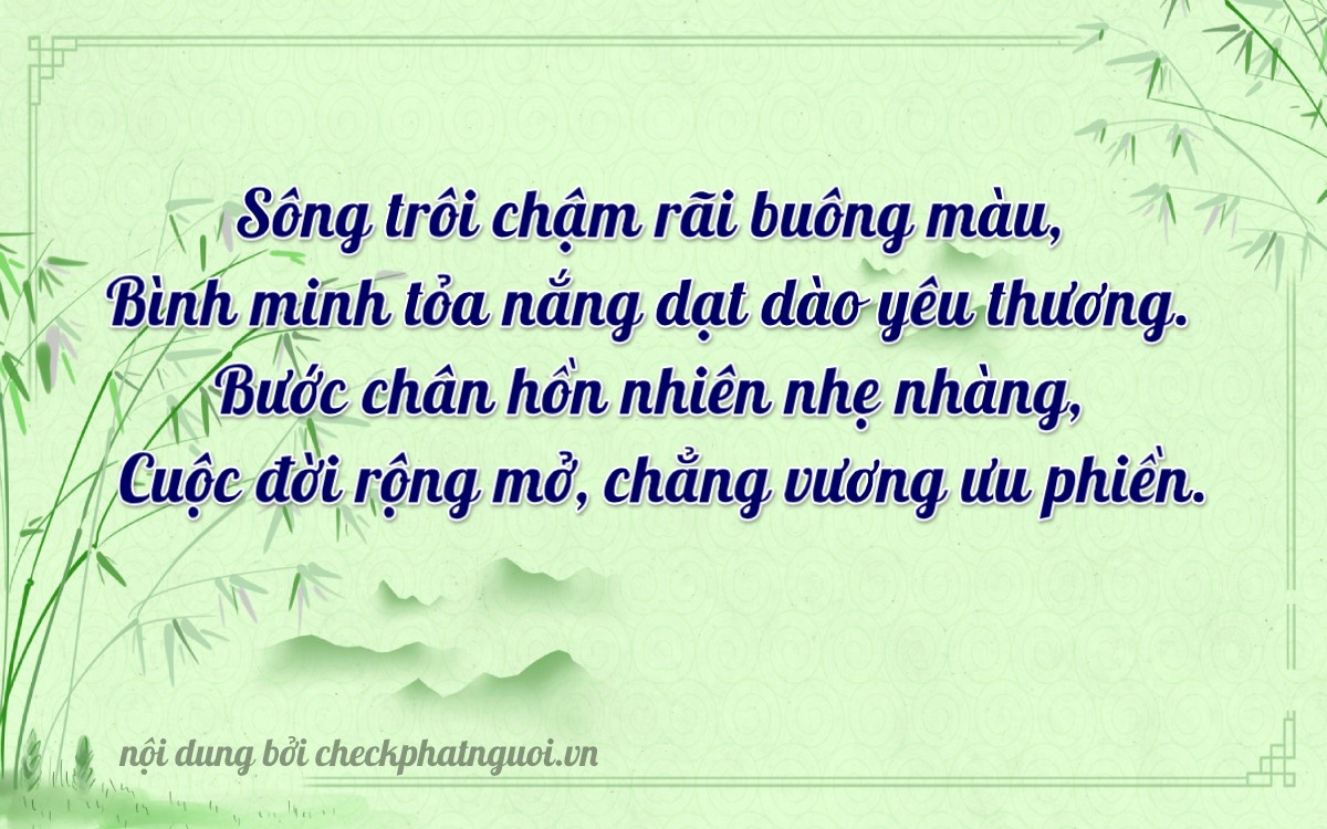 Bài thơ ý nghĩa cho <b>biển số 34AF-03793</b> tại website checkphatnguoi.vn