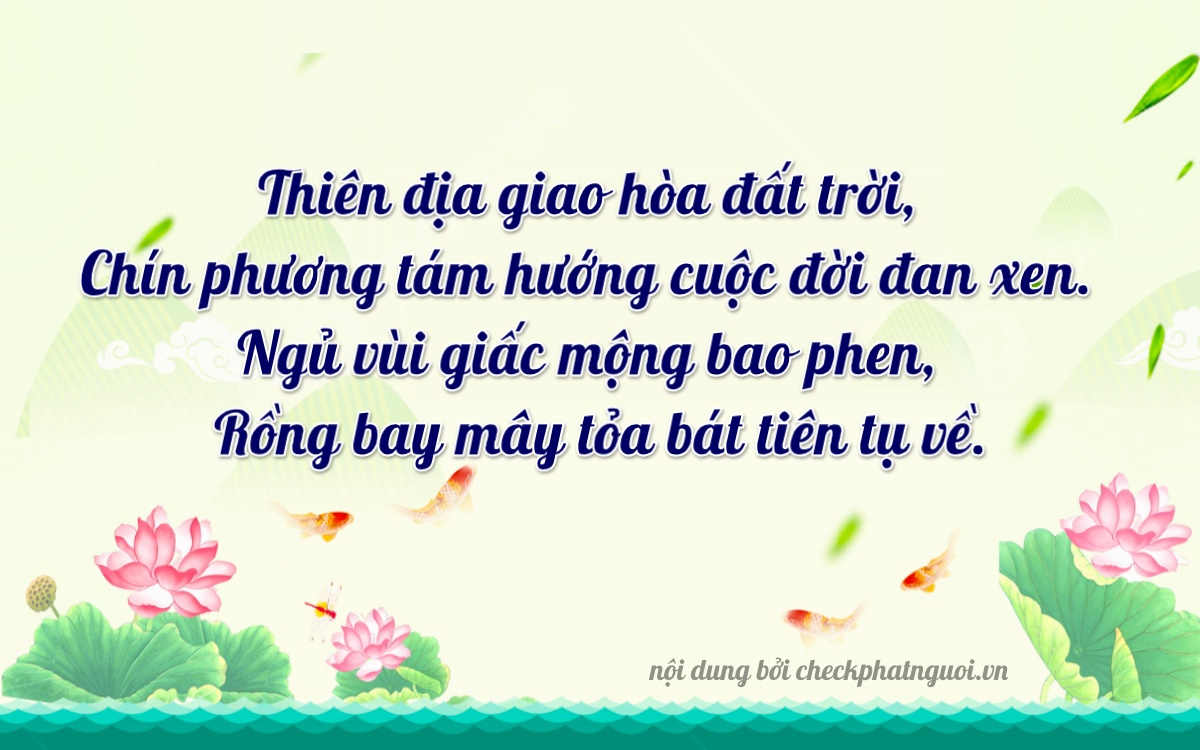Bài thơ ý nghĩa cho <b>biển số 34AG-00957</b> tại website checkphatnguoi.vn
