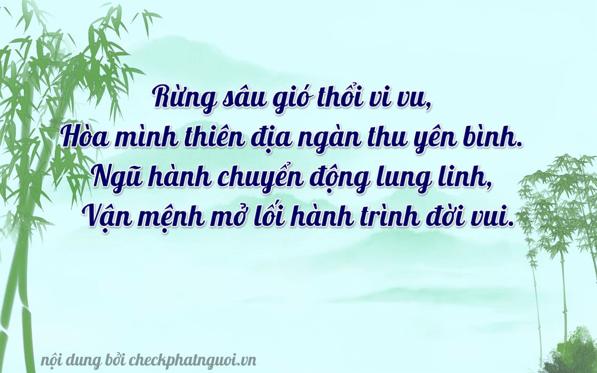 Bài thơ ý nghĩa cho <b>biển số 34AK-05066</b> tại website checkphatnguoi.vn