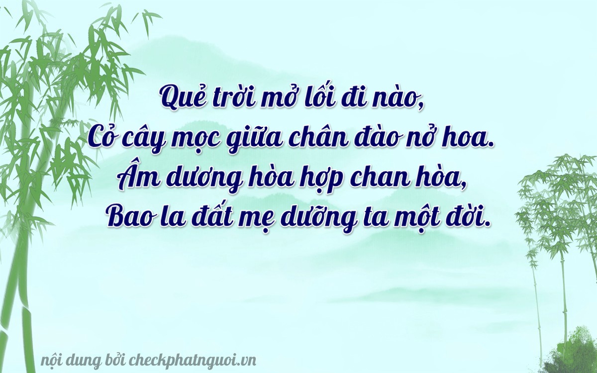 Bài thơ ý nghĩa cho <b>biển số 34AM-00399</b> tại website checkphatnguoi.vn