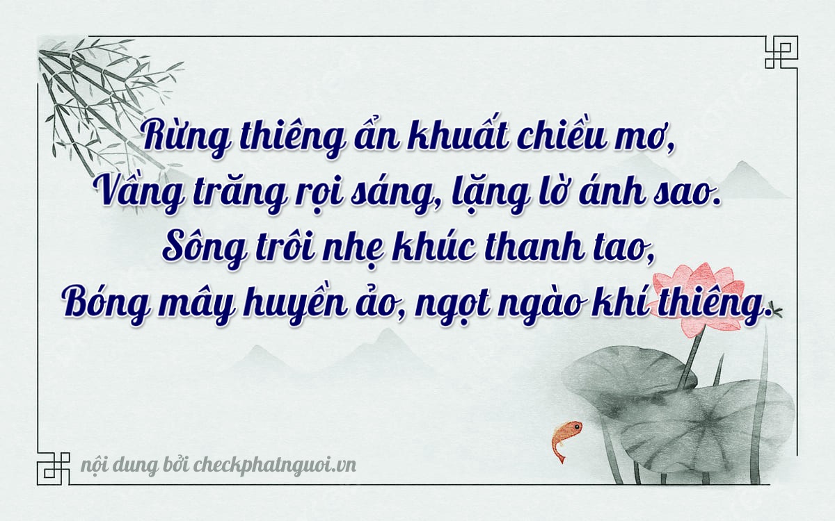 Bài thơ ý nghĩa cho <b>biển số 34AS-18124</b> tại website checkphatnguoi.vn