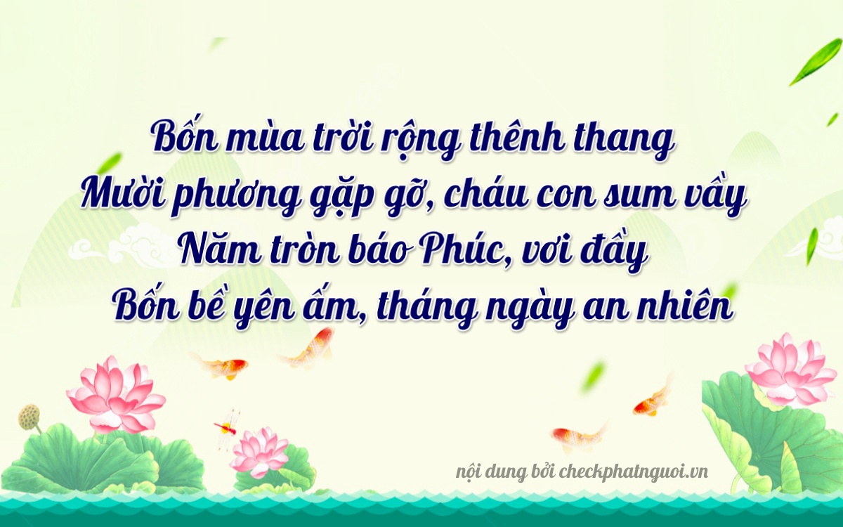 Bài thơ ý nghĩa cho <b>biển số 34B1-40154</b> tại website checkphatnguoi.vn