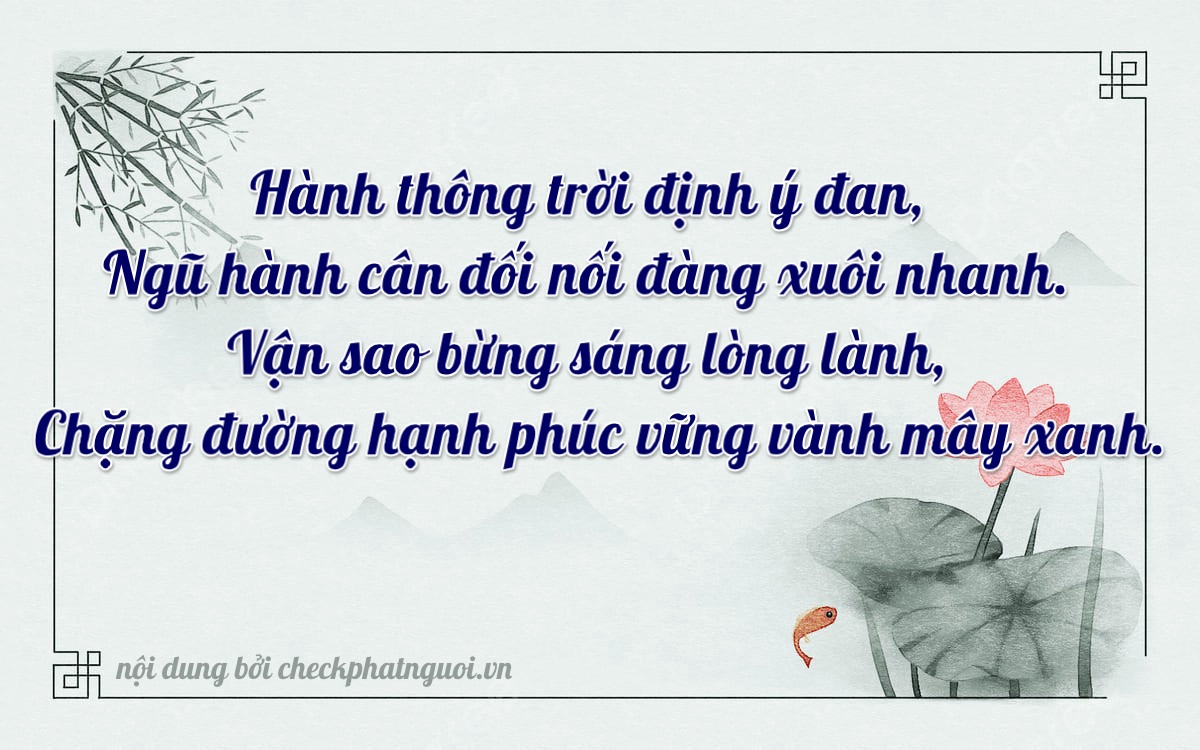 Bài thơ ý nghĩa cho <b>biển số 34B-15207</b> tại website checkphatnguoi.vn