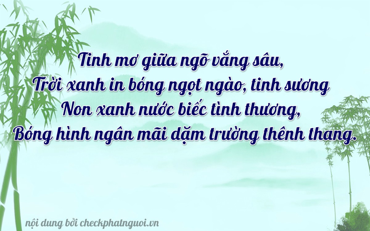 Bài thơ ý nghĩa cho <b>biển số 34B2-91291</b> tại website checkphatnguoi.vn