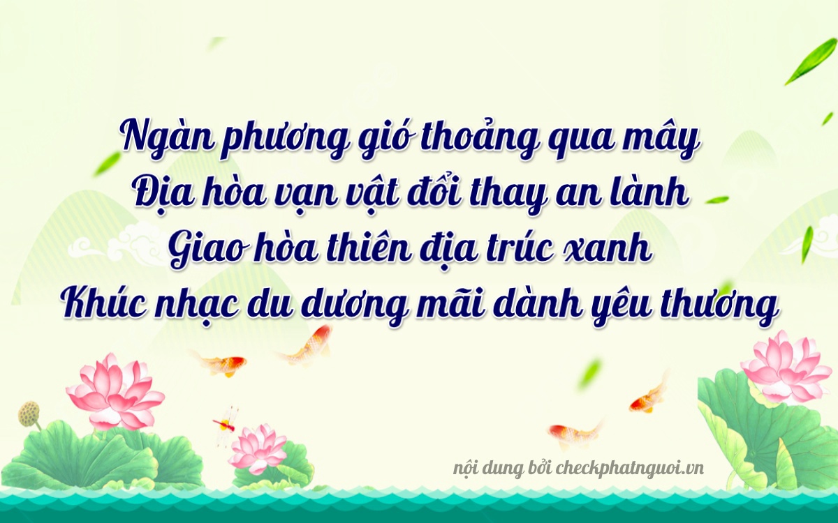 Bài thơ ý nghĩa cho <b>biển số 34B3-48444</b> tại website checkphatnguoi.vn