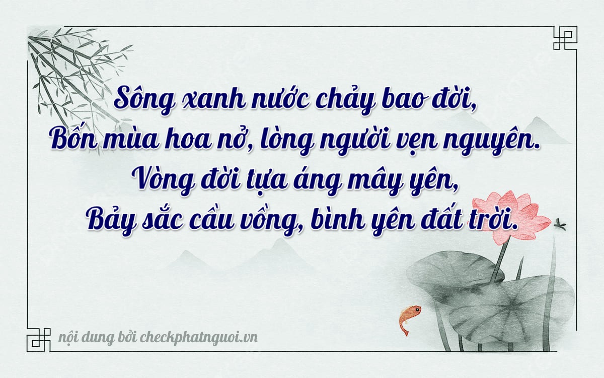 Bài thơ ý nghĩa cho <b>biển số 34B4-03770</b> tại website checkphatnguoi.vn