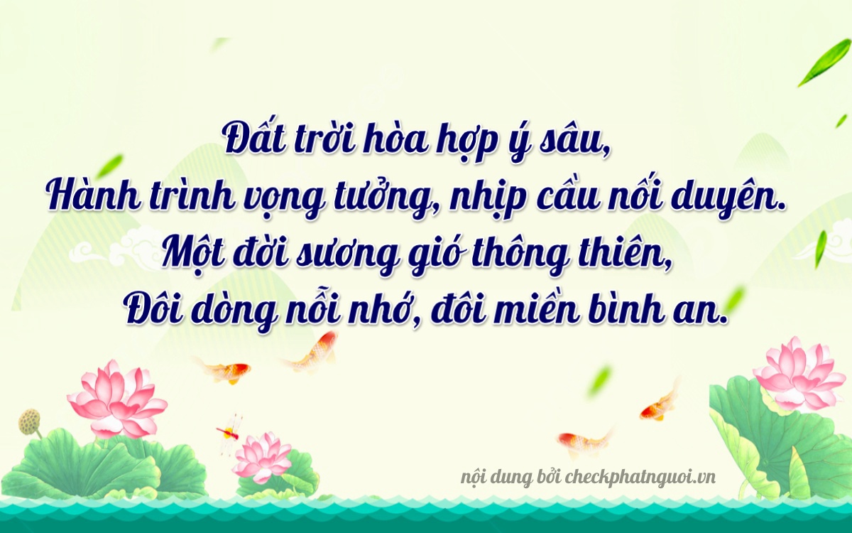 Bài thơ ý nghĩa cho <b>biển số 34B4-12429</b> tại website checkphatnguoi.vn