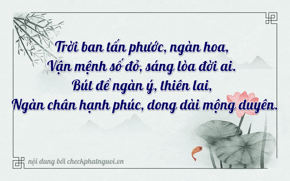 Bài thơ ý nghĩa cho <b>biển số 34B4-31589</b> tại website checkphatnguoi.vn