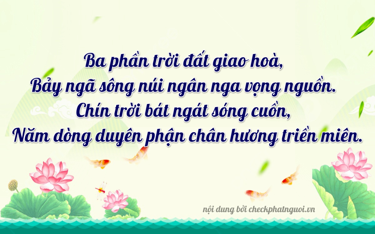 Bài thơ ý nghĩa cho <b>biển số 34B4-37975</b> tại website checkphatnguoi.vn