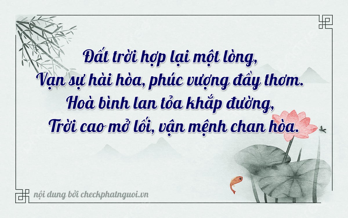 Bài thơ ý nghĩa cho <b>biển số 34B4-76591</b> tại website checkphatnguoi.vn
