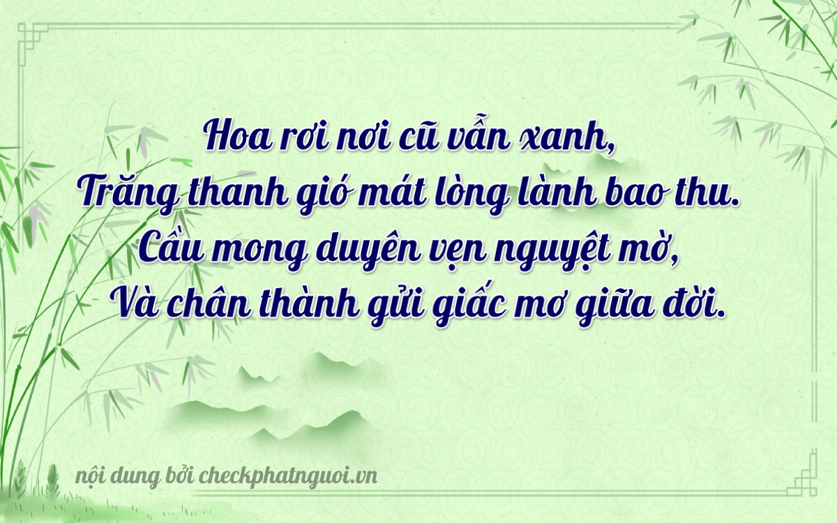 Bài thơ ý nghĩa cho <b>biển số 34BA-00125</b> tại website checkphatnguoi.vn