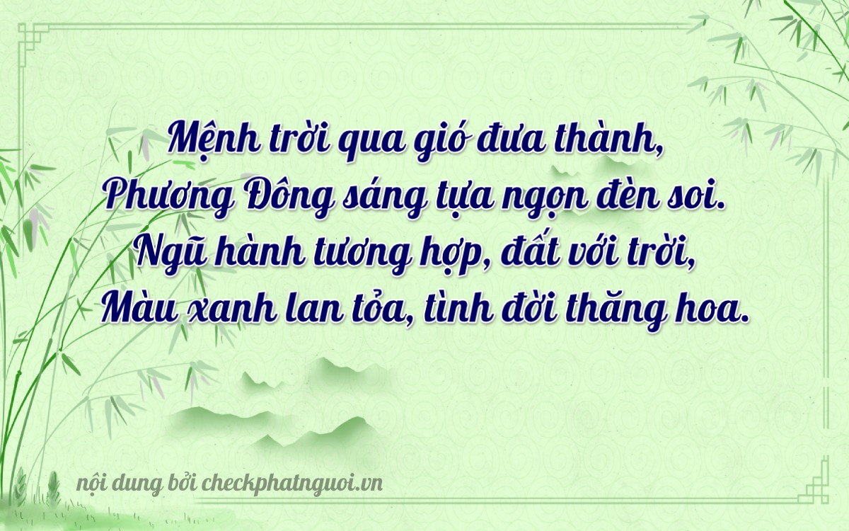 Bài thơ ý nghĩa cho <b>biển số 34C-03536</b> tại website checkphatnguoi.vn