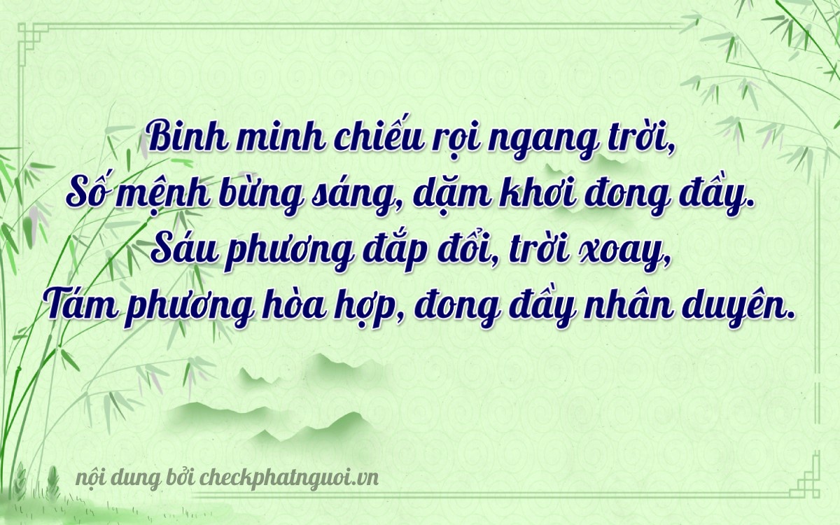 Bài thơ ý nghĩa cho <b>biển số 34C-13868</b> tại website checkphatnguoi.vn