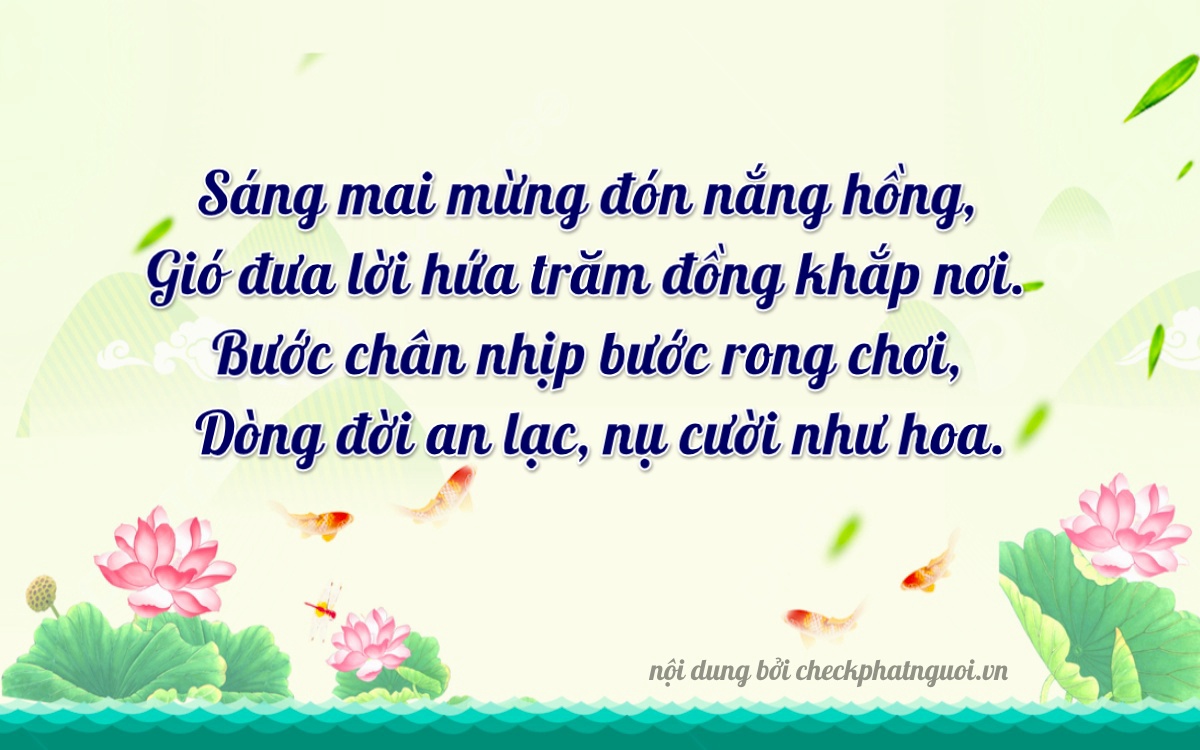 Bài thơ ý nghĩa cho <b>biển số 34C-22421</b> tại website checkphatnguoi.vn