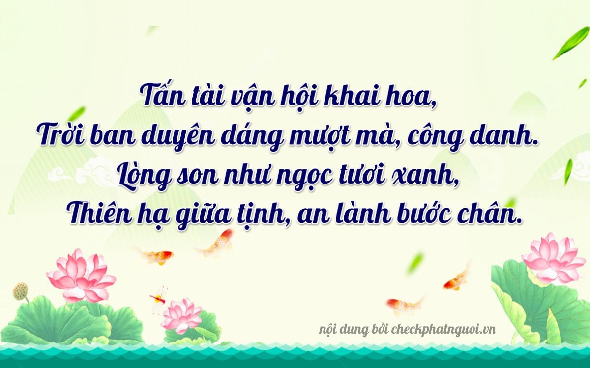 Bài thơ ý nghĩa cho <b>biển số 34C-35631</b> tại website checkphatnguoi.vn