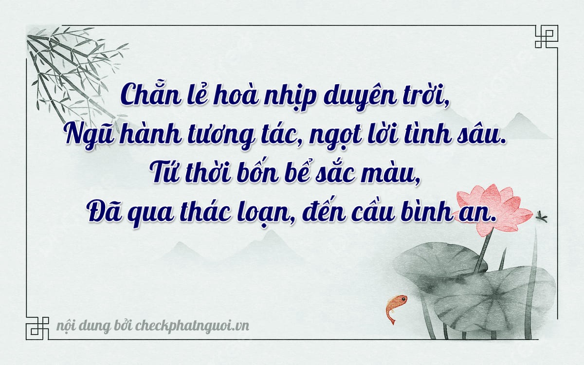 Bài thơ ý nghĩa cho <b>biển số 34C-35747</b> tại website checkphatnguoi.vn