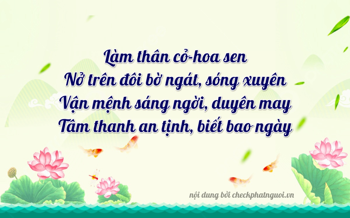 Bài thơ ý nghĩa cho <b>biển số 34C-4389</b> tại website checkphatnguoi.vn