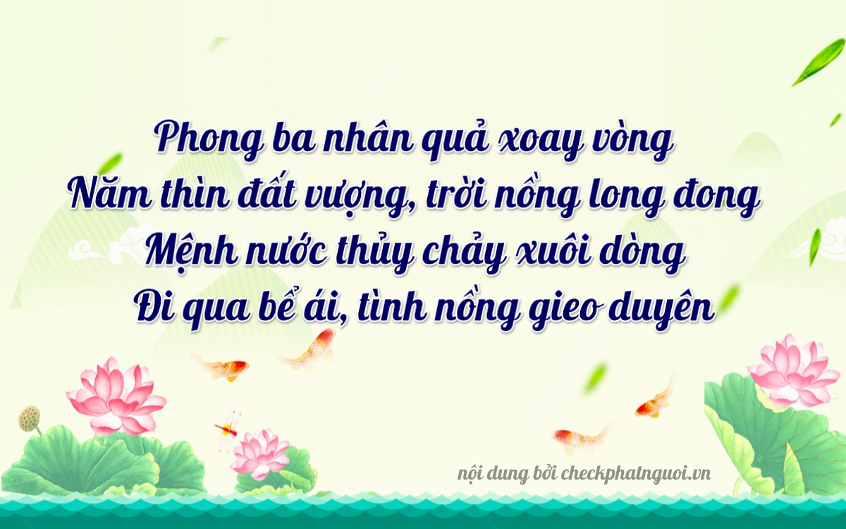 Bài thơ ý nghĩa cho <b>biển số 34C-85647</b> tại website checkphatnguoi.vn