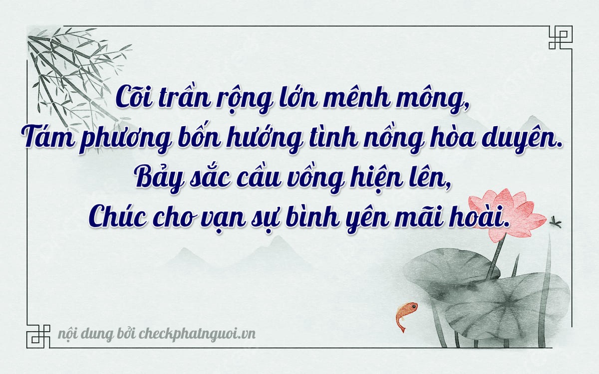 Bài thơ ý nghĩa cho <b>biển số 34F1-28706</b> tại website checkphatnguoi.vn