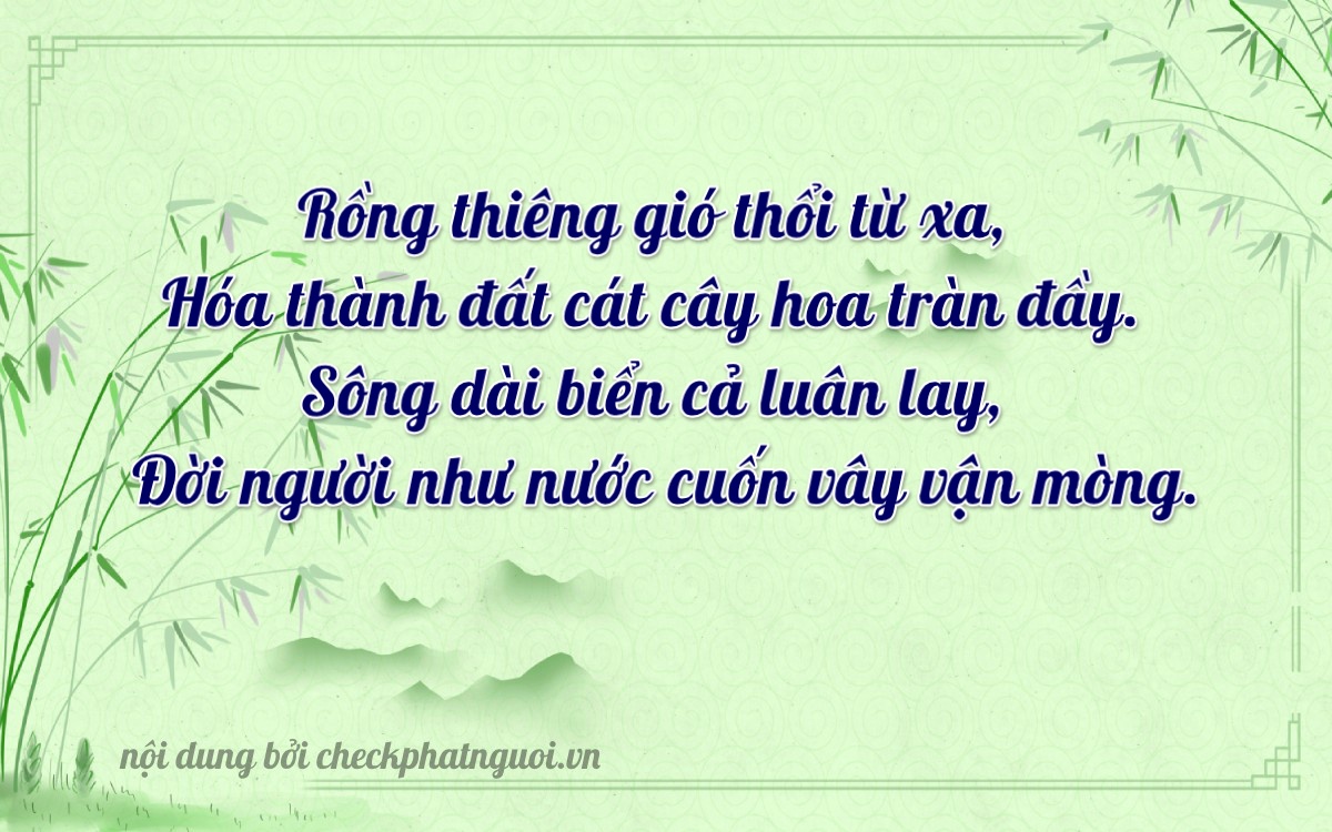 Bài thơ ý nghĩa cho <b>biển số 34F-38919</b> tại website checkphatnguoi.vn