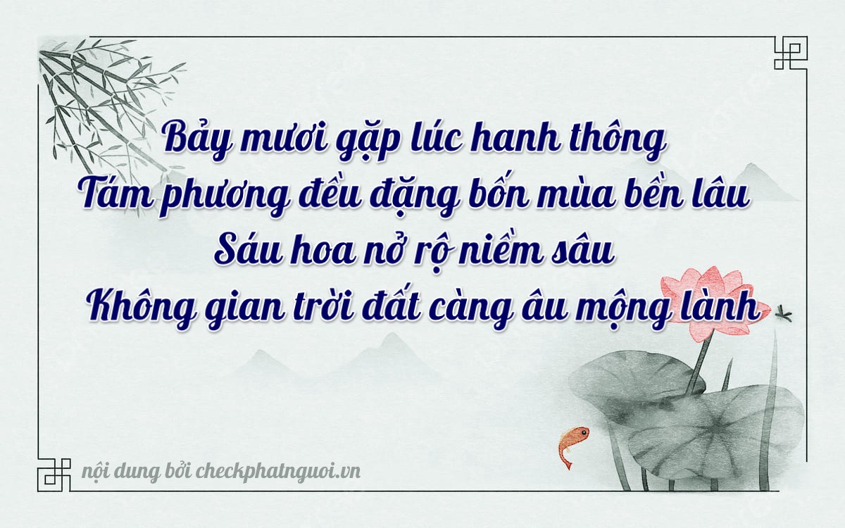 Bài thơ ý nghĩa cho <b>biển số 34L-78670</b> tại website checkphatnguoi.vn