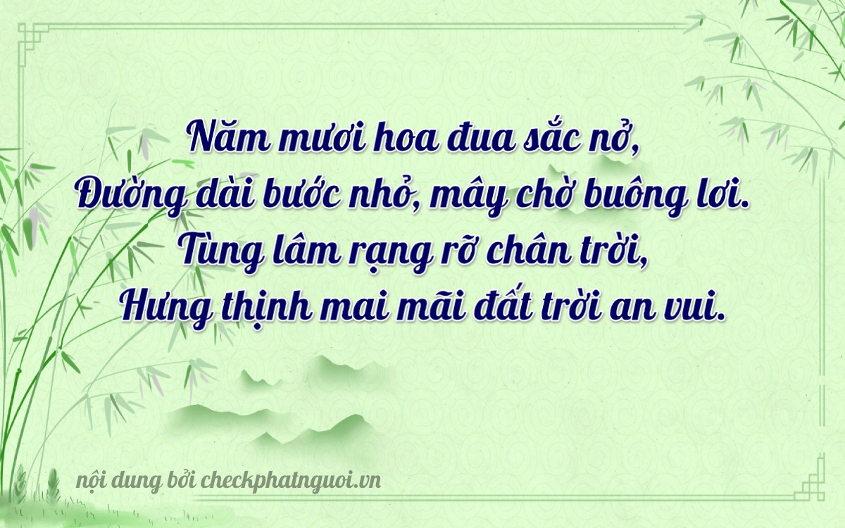 Bài thơ ý nghĩa cho <b>biển số 34P-15685</b> tại website checkphatnguoi.vn