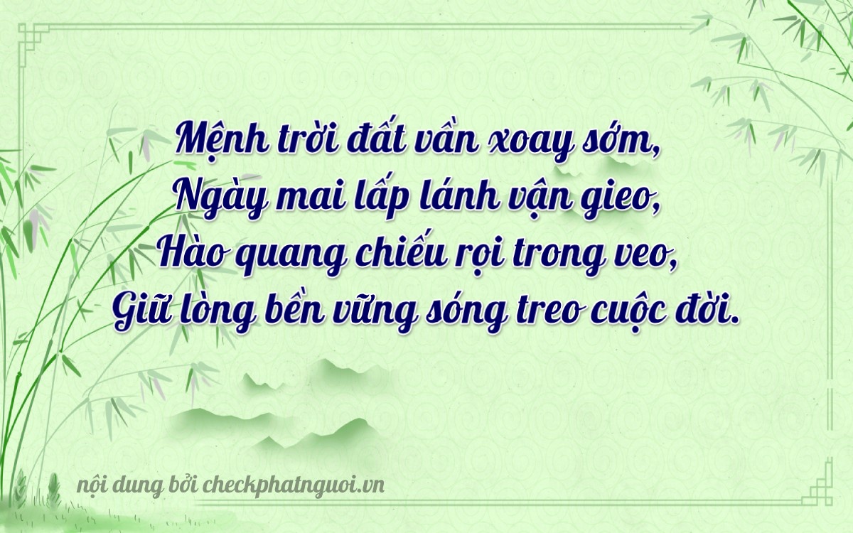 Bài thơ ý nghĩa cho <b>biển số 35922</b> tại website checkphatnguoi.vn