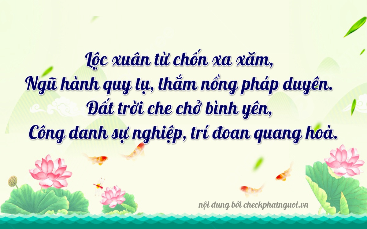 Bài thơ ý nghĩa cho <b>biển số 35991</b> tại website checkphatnguoi.vn