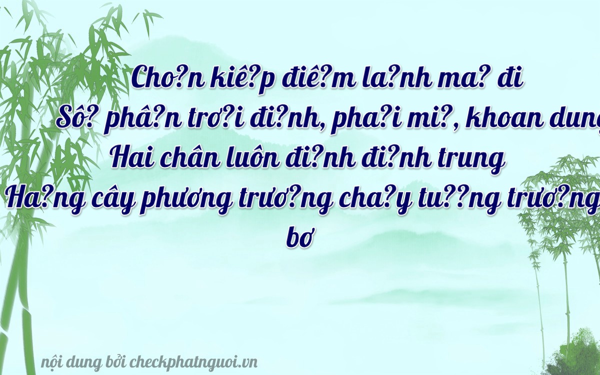 Bài thơ ý nghĩa cho <b>biển số 35A-00002</b> tại website checkphatnguoi.vn